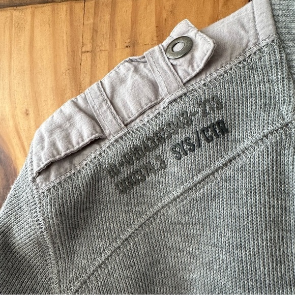 Vintage Y2K Urban Behavior Men's Gray Knit Button Down Cardigan Sweater - Large - Picture 5 of 14